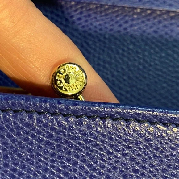 Rare Vintage CELINE Clasp Leather 
Handbag & Wallet - Picture 16 of 17